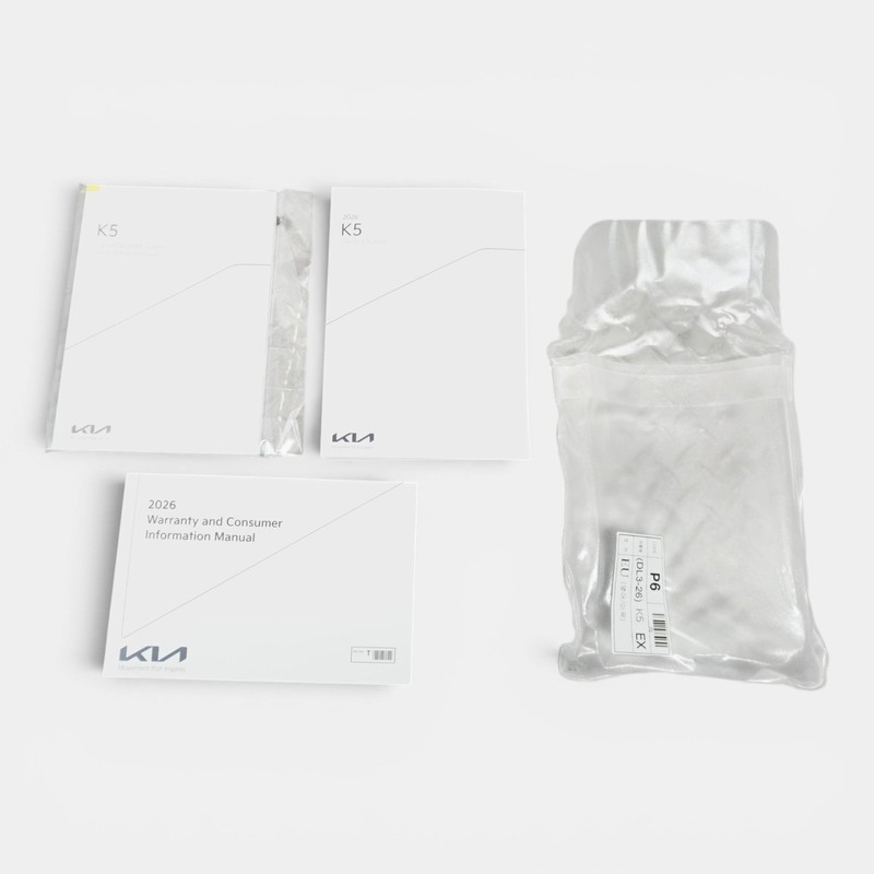 2025-2026 KIA K5 LXS Owners Manual Instruction Guide Book Set In Bag OEM