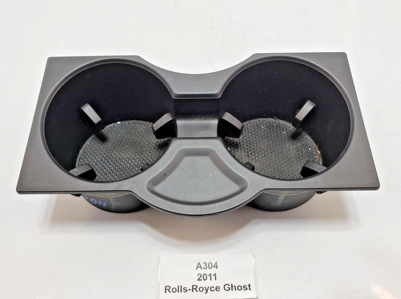 ✅ 2010-2014 OEM Rolls Royce Ghost RR4 Front Center Console Cup Holder Trim