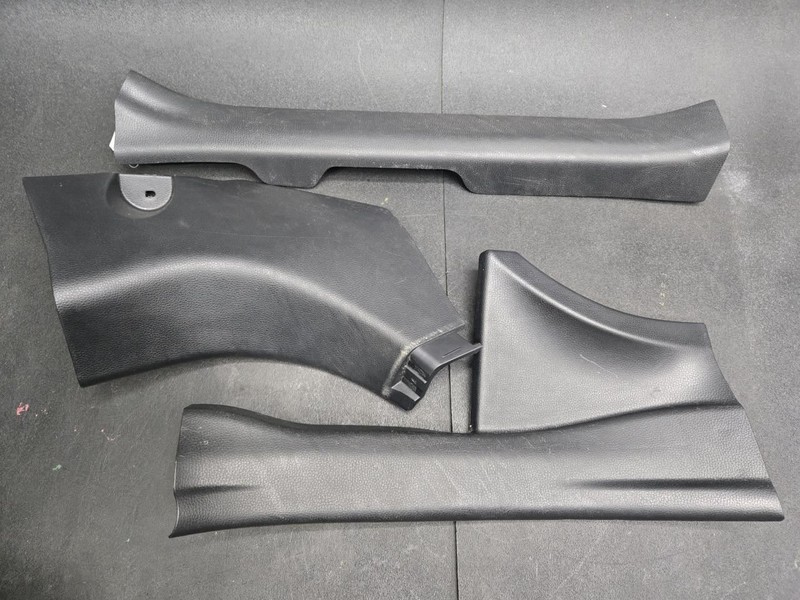 3PC Front + Rear Left Door Sill Plates Set 2021 Toyota RAV4 2019 - 2025 X