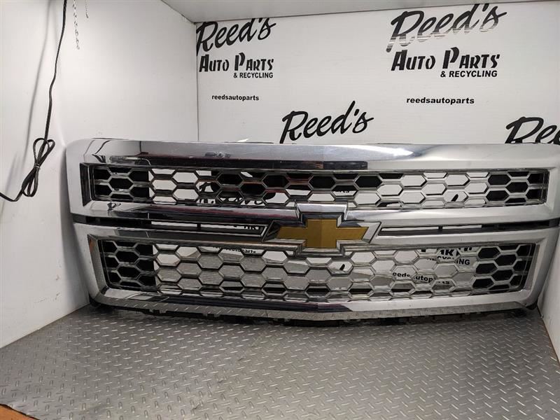 Grille Surround Chrome Mesh Fits 14-15 SILVERADO 1500 PICKUP 1135433