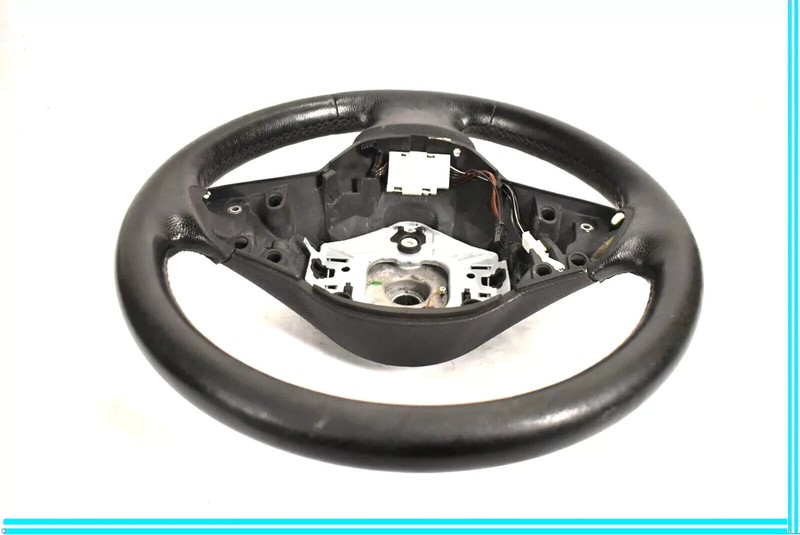07-13 BMW X5 E70 Steering Wheel Leather Black W/O Switches 240687610 OEM
