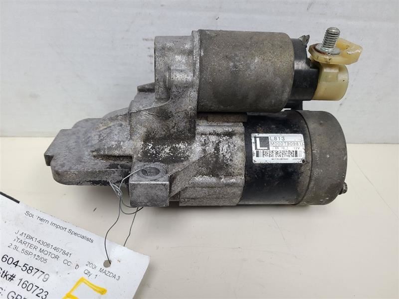 STARTER MOTOR 2.3L FITS 04-09 MAZDA 3 444372