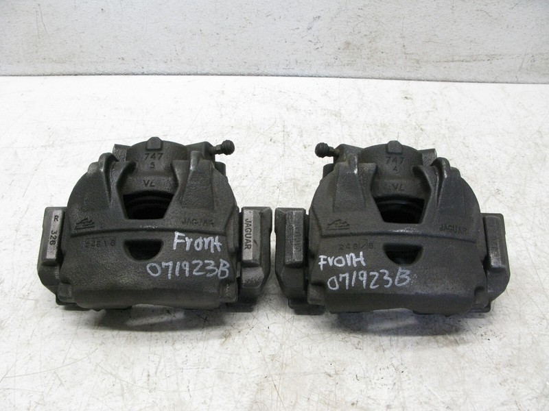 10-19 JAGUAR XF XJ XK BRAKE DISC CALIPER FRONT LEFT RIGHT SET OEM 071923B