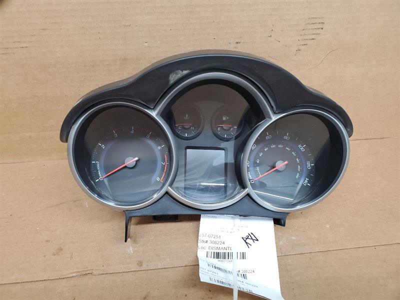 Speedometer MPH US Market With Black Cluster Opt B76 Fits 13-14 CRUZE 272418