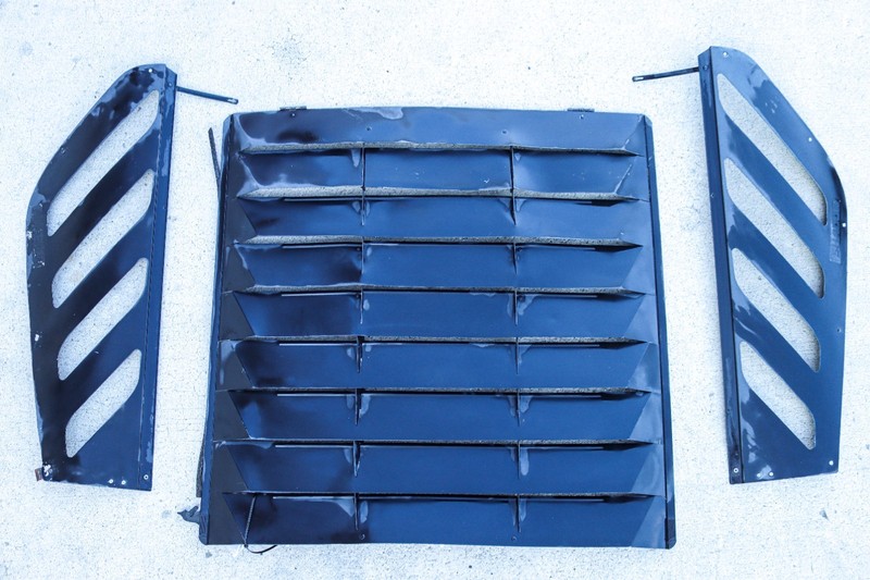 82-92 Chevrolet Camaro Chastain Shadow 3-piece Rear Window Louver *USED*