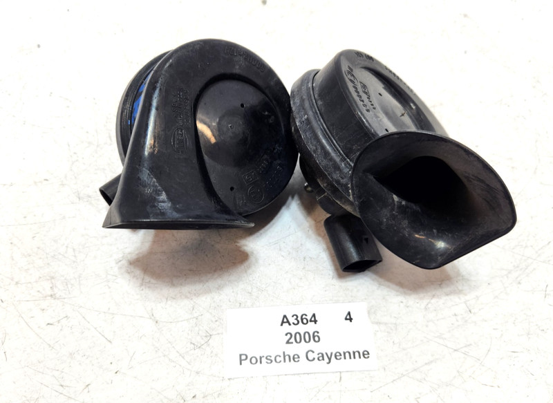 ✅ 03-10 OEM Porsche Cayenne 955 957 Left Right Low High Tone Horn Signal SET
