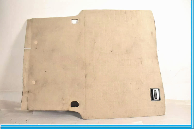 14-21 Maserati Quattroporte M139 Rear Trunk Floor Carpet Cover Panel Beige OEM