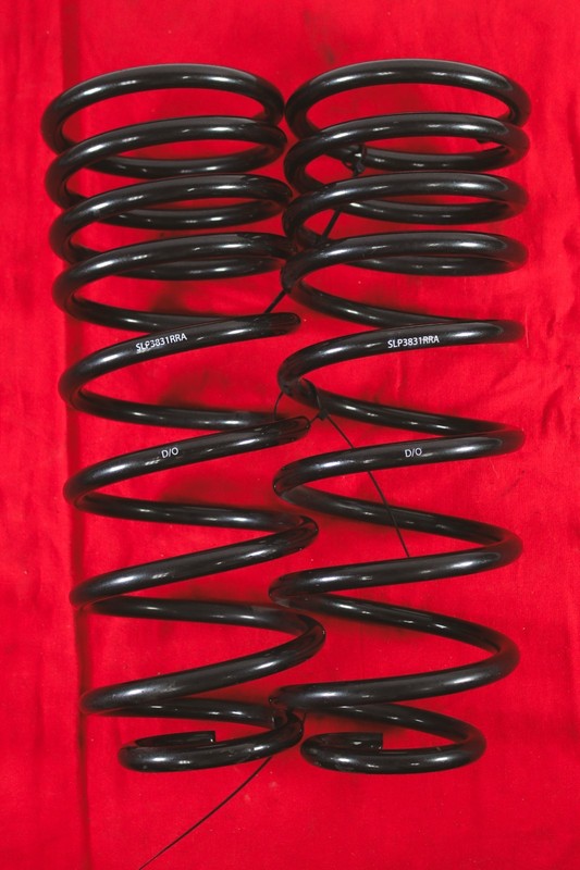 1993 2002 Camaro SS Firebird SLP Rear Lowering Springs SLP 3831RRA *USED*