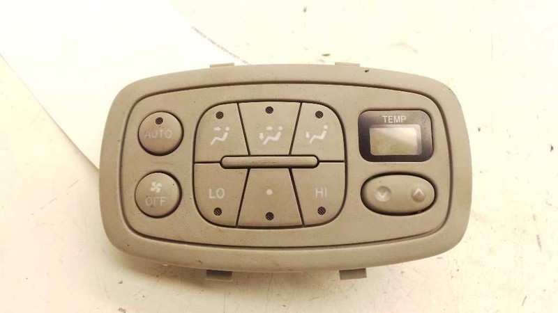 Temperature Control Rear Control Xle Fits 04-10 SIENNA 104696