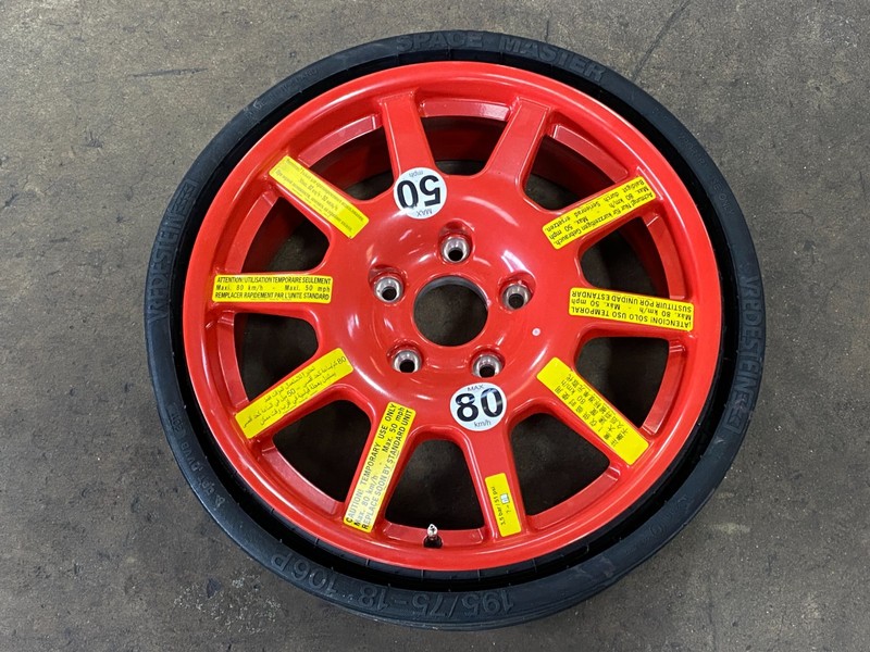 11-14 PORSCHE CAYENNE EMERGENCY SPARE TIRE WHEEL DONUT RIM OEM #A0.61