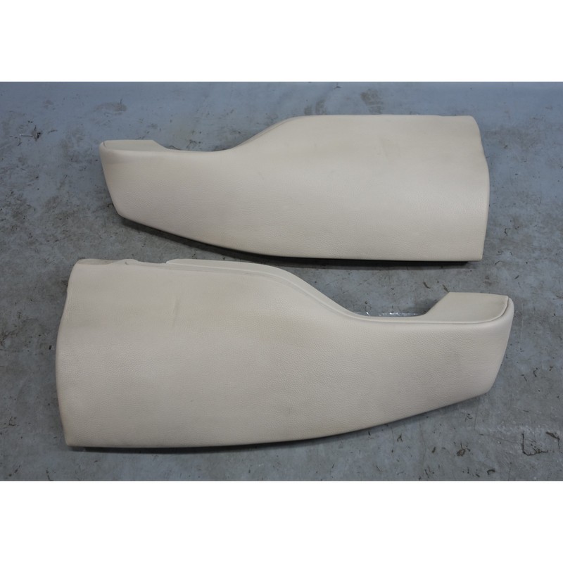 12-18 BMW F30 3-Series Sedan Rear Seat Backrest Side Bolsters Oyster Beige OEM