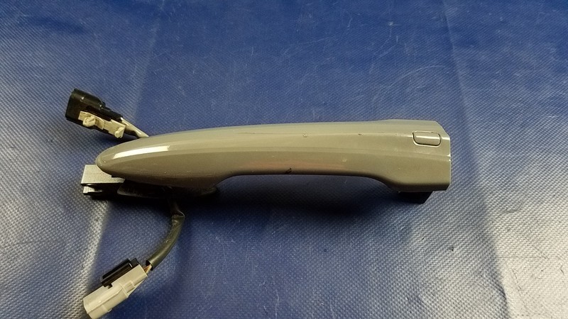 INFINITI Q50 FRONT RIGHT PASSENGER OUTSIDE EXTERIOR DOOR HANDLE GRAY # 66866