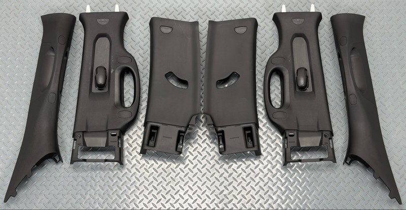 ✅ 2013-24 RAM 1500-3500 CREW CAB OEM A-B-C-PILLAR UPPER MOLDING SET TRIM PANEL