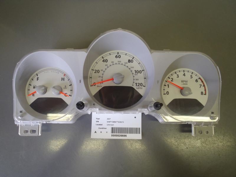 Speedometer Instrument Cluster 120 MPH Fits 2006-2008 Chrysler PT Cruiser 60749