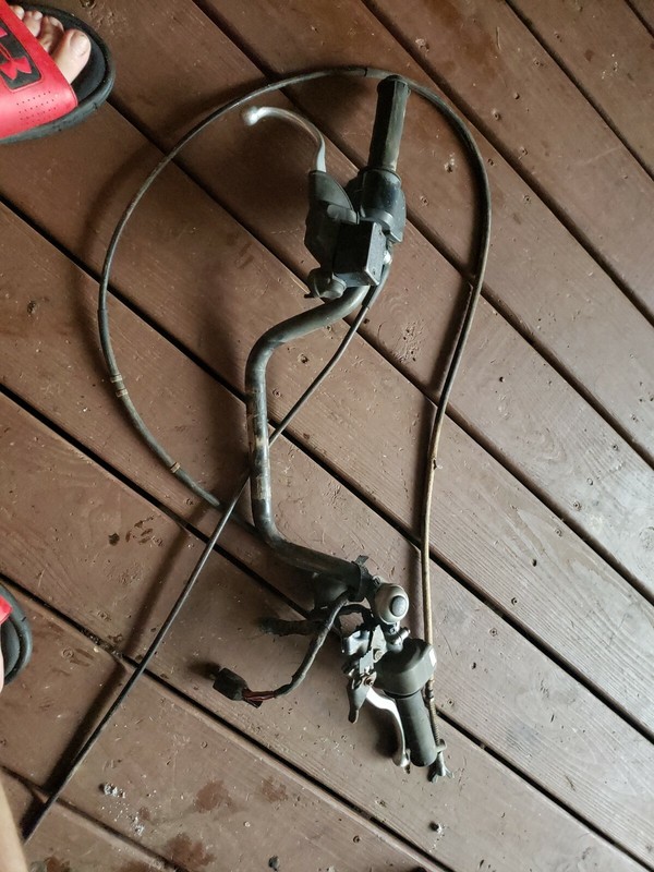 1991 Kawasaki Bayou KLF 300 Handlebars & Controls 88 89 90 91 92 93 94