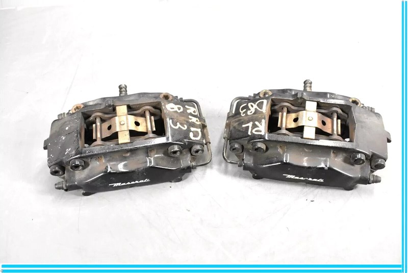 04-08 Maserati Quattroporte M139 Rear Left & Right Brake Caliper Set Of 2 OEM