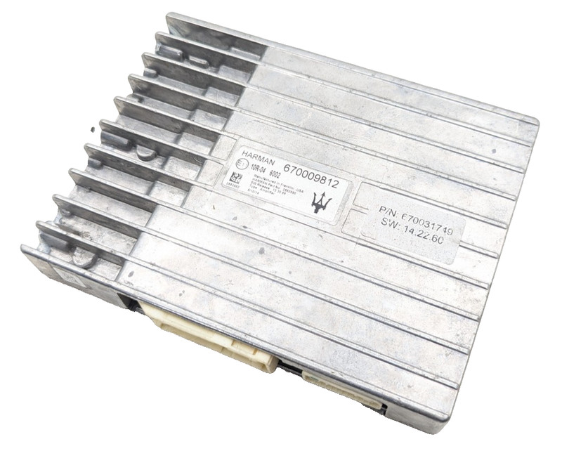 14-17 Maserati Quattroporte M156 Harman Audio Amplifier Amp 670009812
