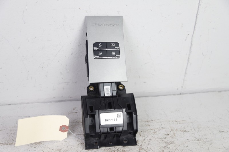Porsche Panamera 2010-2016 Rear Heated Seat Door Lock Switch OEM with Trim
