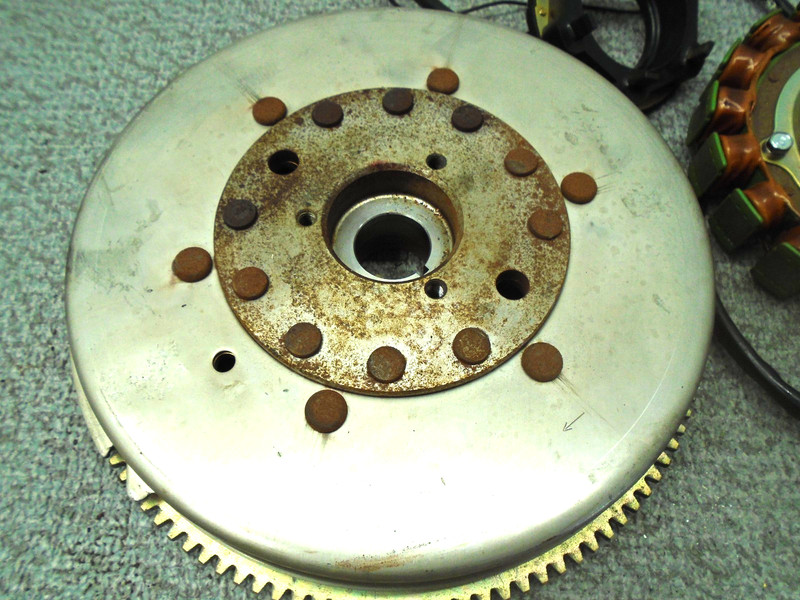 Yamaha OX66 Rotor Flywheel Assy 67H-85550-00-00 2003 200 Hp Outboard Motor Part