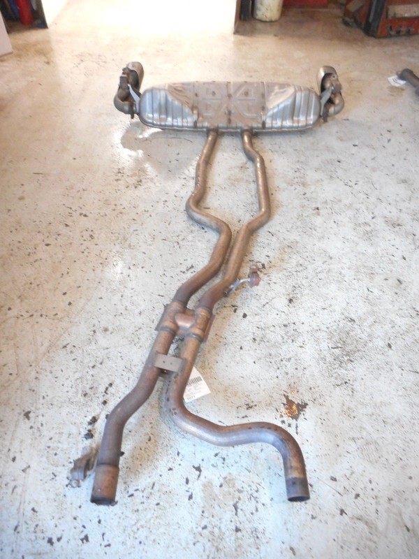 2005 Porsche Cayenne S 4.5L 955 Cat Back Exhaust Pipe Muffler Resonator Assy OEM