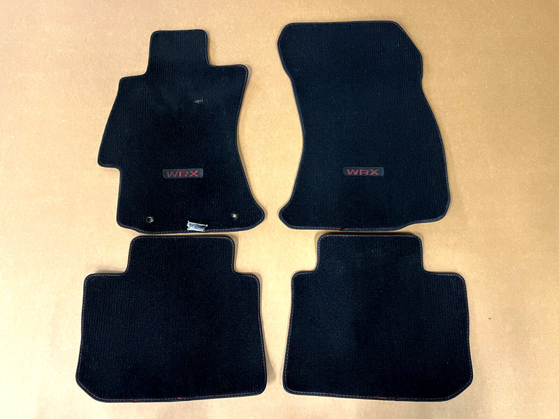 ⭐2016-2017 SUBARU WRX FRONT & REAR FLOOR CARPET MATS SET ASSEMBLY OEM LOT2487