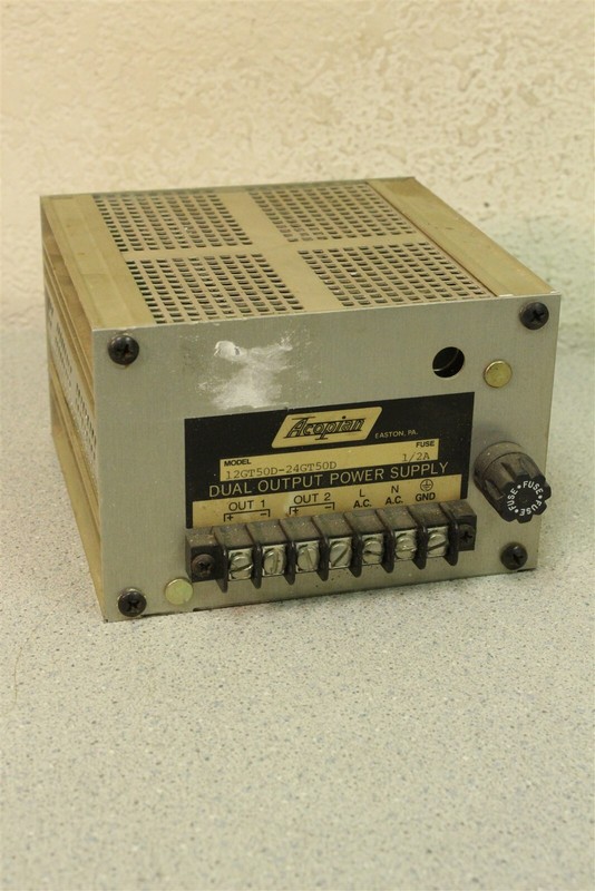 Acopian Dual Output Power Supply 1/2a Model 12GT50D-24GT50D*FREE SHIPPING*