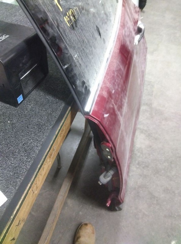 Driver Rear Side Door Electric Privacy Tint Glass Fits 13-18 SANTA FE 3375861