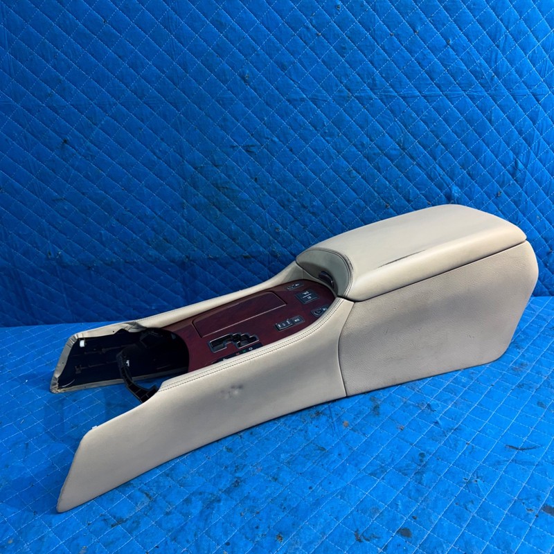 2007-09 LEXUS LS460 Leather Center Console Armrest Lid Trim Shifter BEIGE