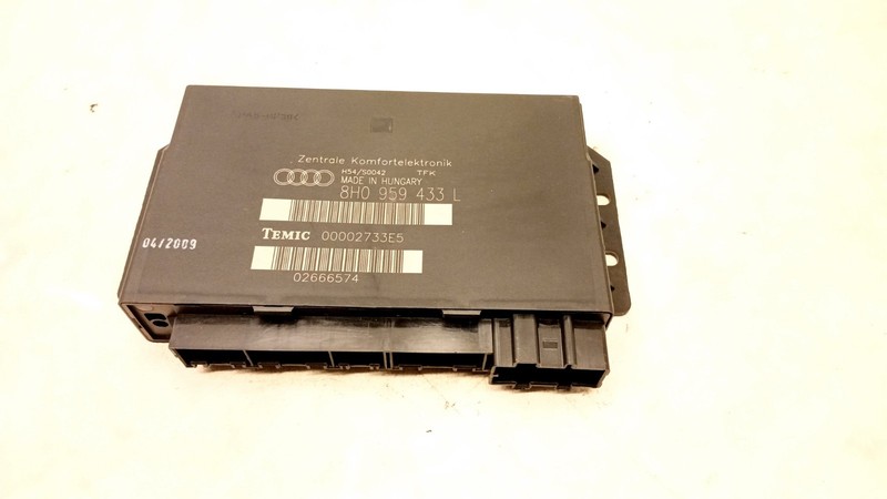 03-09 AUDI B6 B7 A4 S4 CONVERTIBLE COMFORT CONTROL MODULE OEM 021026