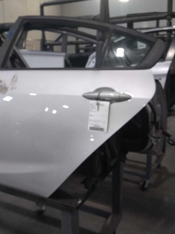2018 KIA Forte Left Rear Door Silver 4DR SED 60000MI OEM Used Part