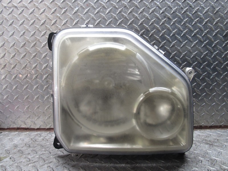 2008-2012 JEEP LIBERTY LEFT DRIVER HEAD LIGHT LAMP CHROME BEZEL W/ FOG LIGHT