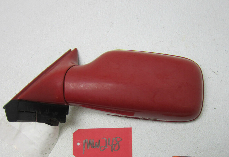 DOOR MIRROR GLASS RED POWER Driver SIDE LEFT LH REAR VIEW for 92 93 AUDI 100 S4