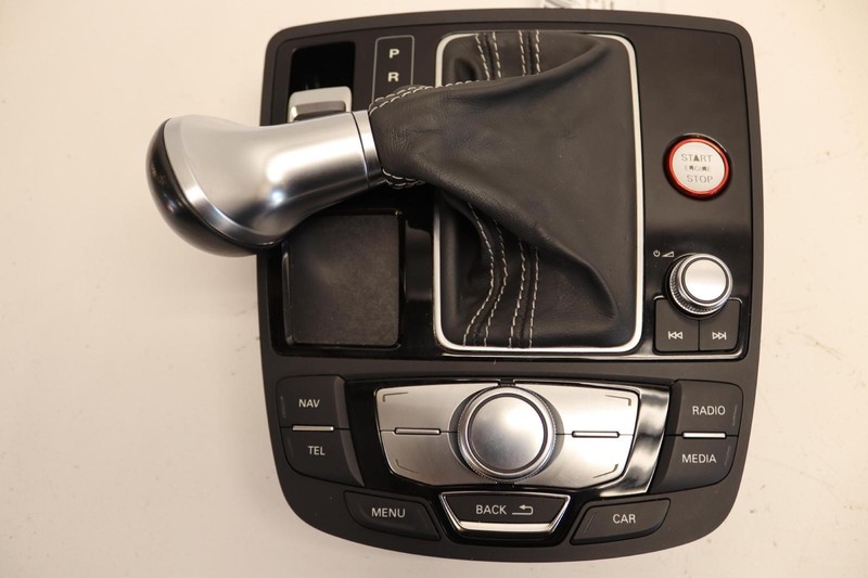 2013-2015 AUDI S6 C7 CENTER CONSOLE SHIFTER GEAR KNOB RADIO MEDIA PANEL OEM