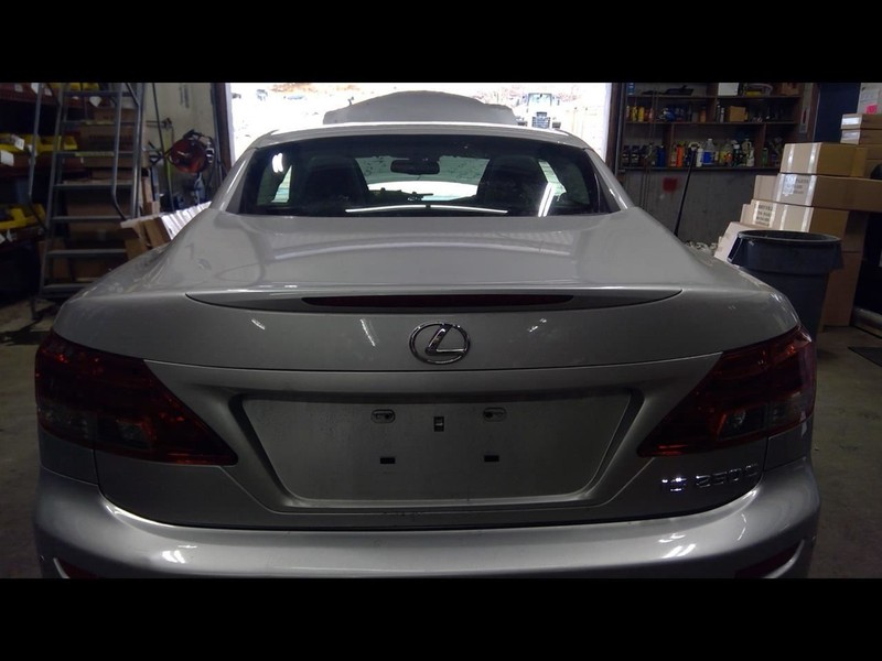 Trunk Lid Convertible Fits 10-15 LEXUS IS250 1543158
