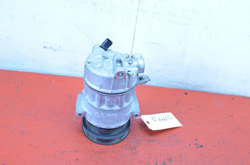 12-14 VOLKSWAGEN BEETLE 2.5L AIR CONDITION AC COMPRESSOR OEM