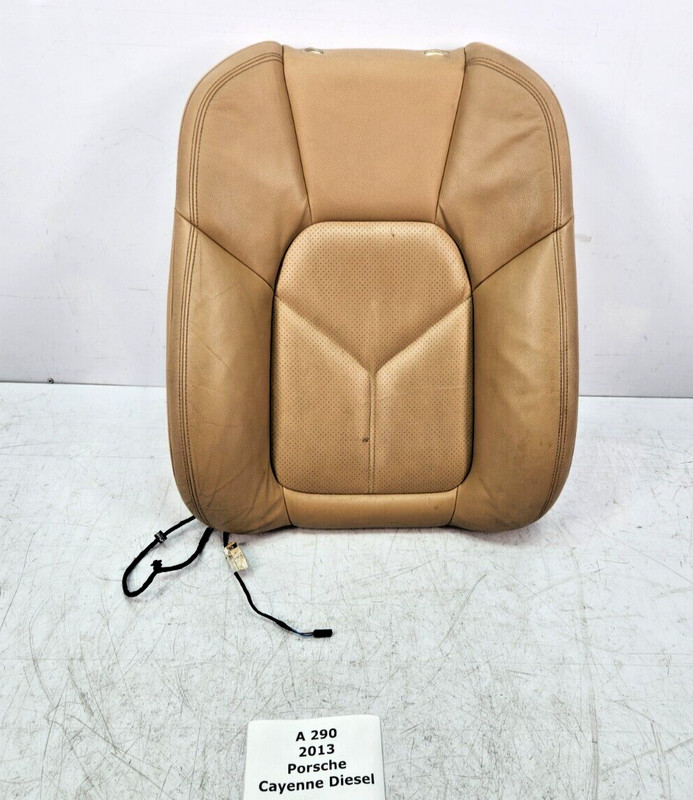 ✅11-18 OEM Porsche Cayenne 958 Front Right Passenger Upper Seat Cover Beige*