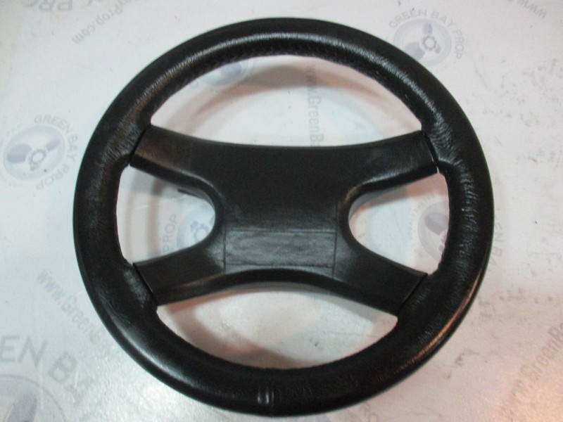 1991 Forester 190 Sport Marine Boat Steering Wheel 13.75" Black Plastic Padded