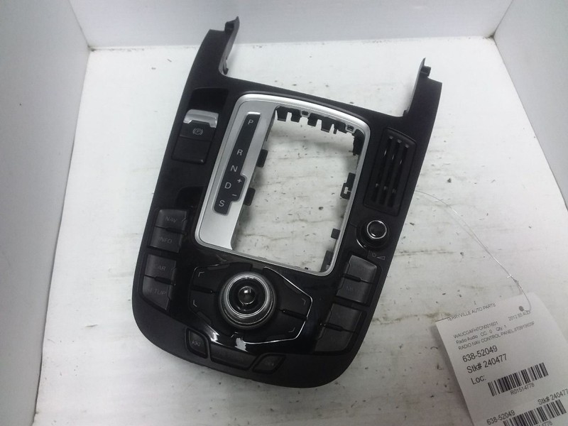 Radio Navigation Control Panel VIN Fp 7th And 8th Digit Fits 09-17 AUDI Q5