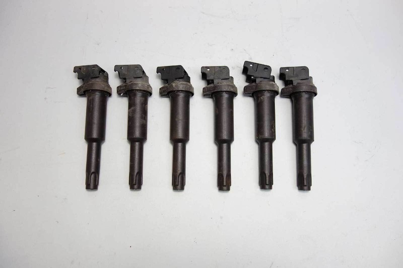 2006-2007 BMW E90 3-Series N51 N52 6-Cylinder Ignition Coil Set of 6 Bosch OEM