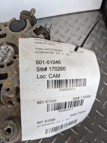 Alternator 4 Cylinder Fits 13-17 ALTIMA 954314