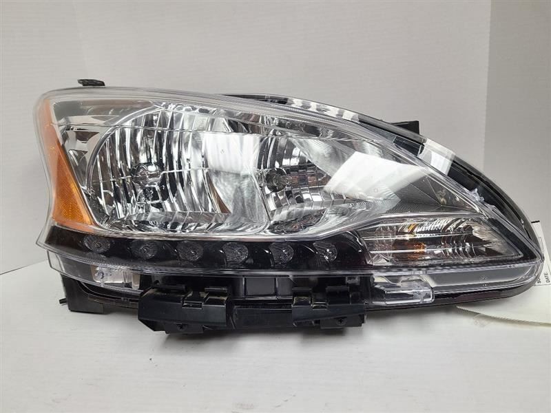 Passenger Headlight Halogen With LED Accents Fits 13-15 SENTRA 504546