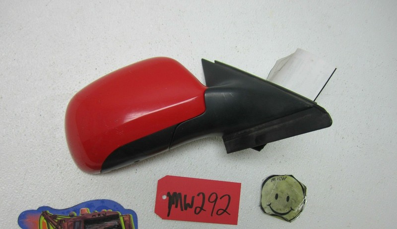 DOOR MIRROR GLASS RIGHT PASSENGER SIDE CAR POWER RED REAR VIEW for 96-99 AUDI A4