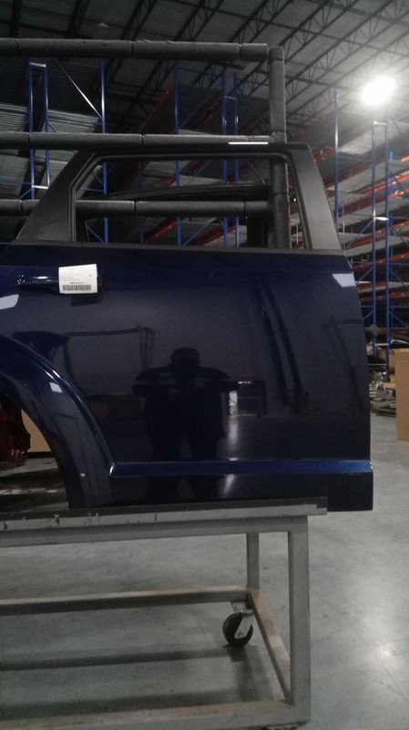 2017 Dodge Journey Rear Right Door Blue PW PL 670237 79K Miles OEM Used