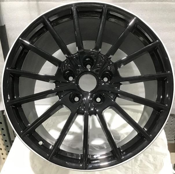 2010-2016 Porsche Panamera 67418 B Wheel 20x11.5 Rim 15 Spoke Black 97036298001