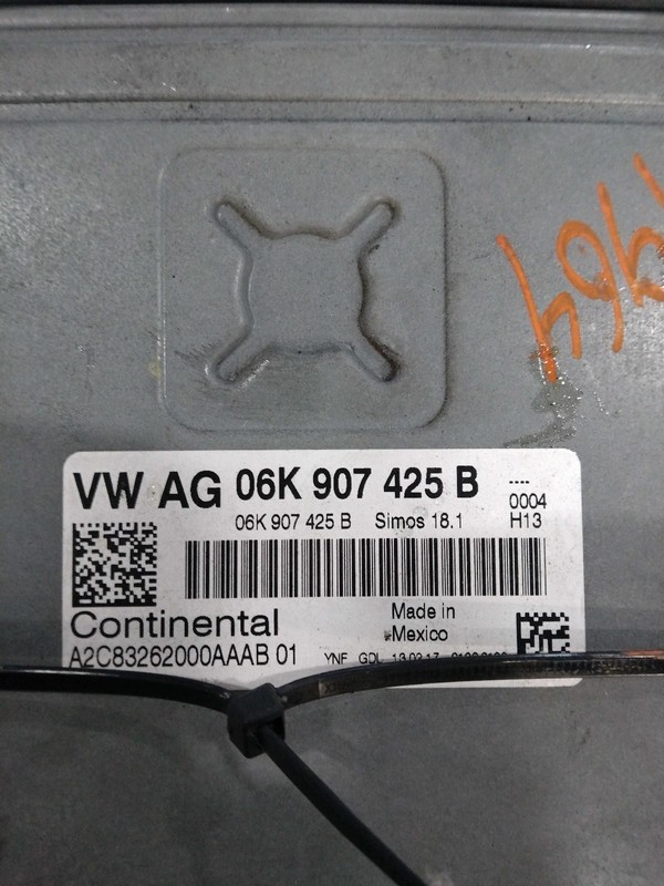 2017 Volkswagen Golf Engine Control Module ECM 109k Miles OEM Blue 8V0906264A