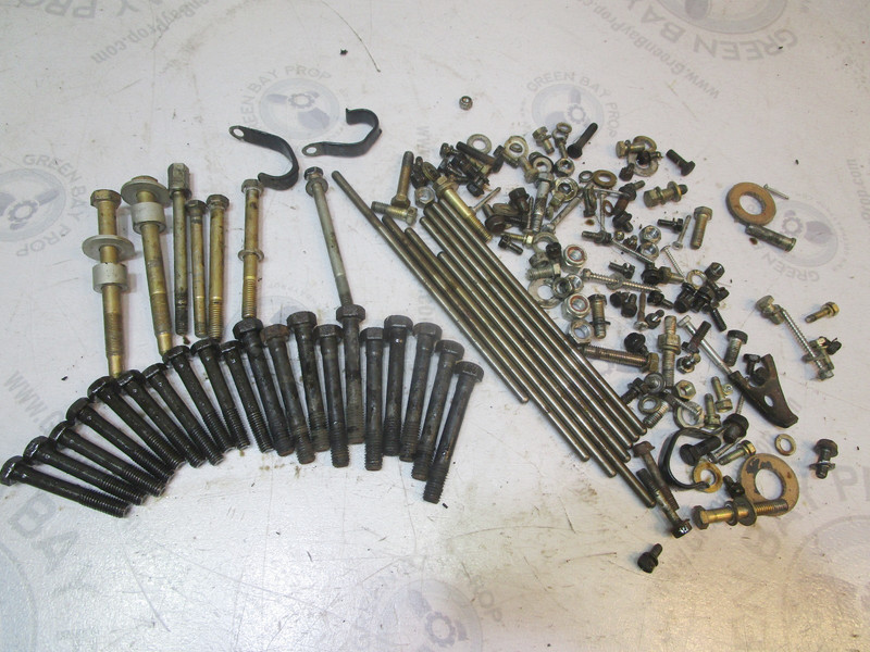 1984 Mercruiser GM 2.5L 120 HP 4 Cyl Misc. Nuts Bolts Screws Washers Hardware