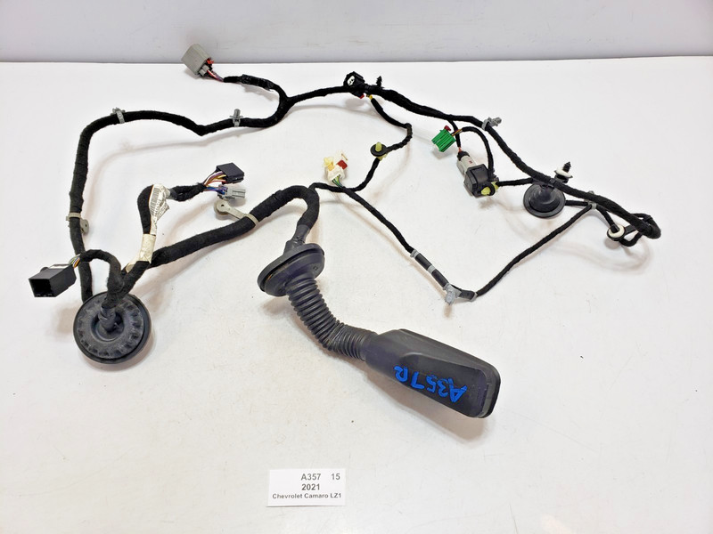 ✅ 19-24 OEM Chevrolet Camaro ZL1 Front Right Door Side Wire Wiring Harness