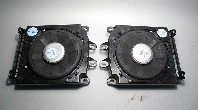 BMW E60 E63 5-Series Hi-Fi Subwoofer Speaker Pair L/R Base 2004–2010 OEM USED