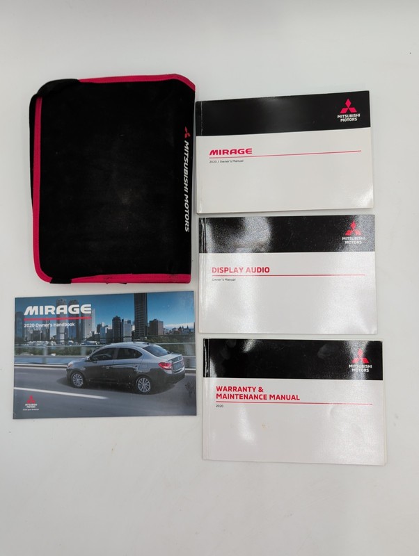 2020 Mitsubishi Mirage G4 Owners Manual With Case And Navigation OEM Free Ship