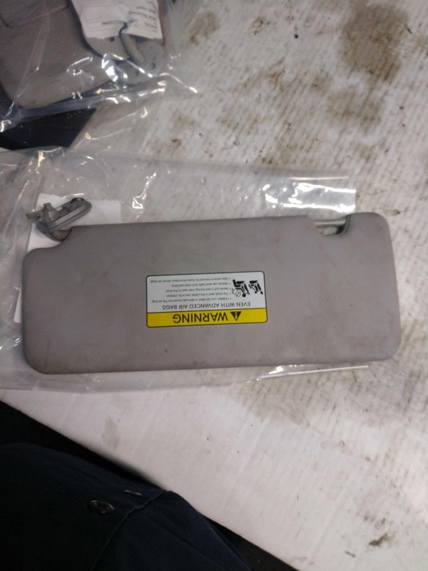2016 Hyundai Tucson Grey Sun Visor OEM Used 276080 4DR SUV 119K Miles